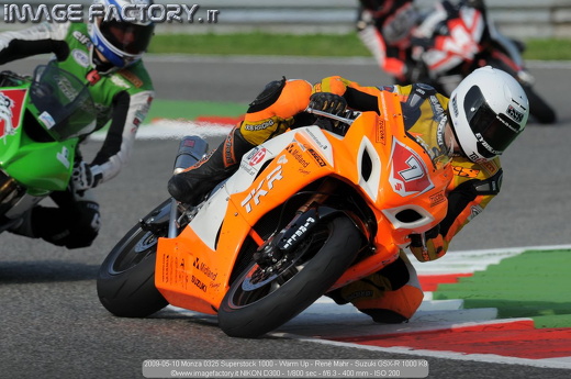 2009-05-10 Monza 0325 Superstock 1000 - Warm Up - Renè Mahr - Suzuki GSX-R 1000 K9